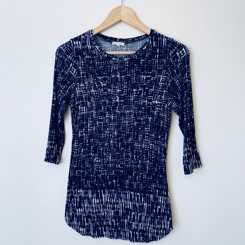 Pattern 3/4 sleeve top